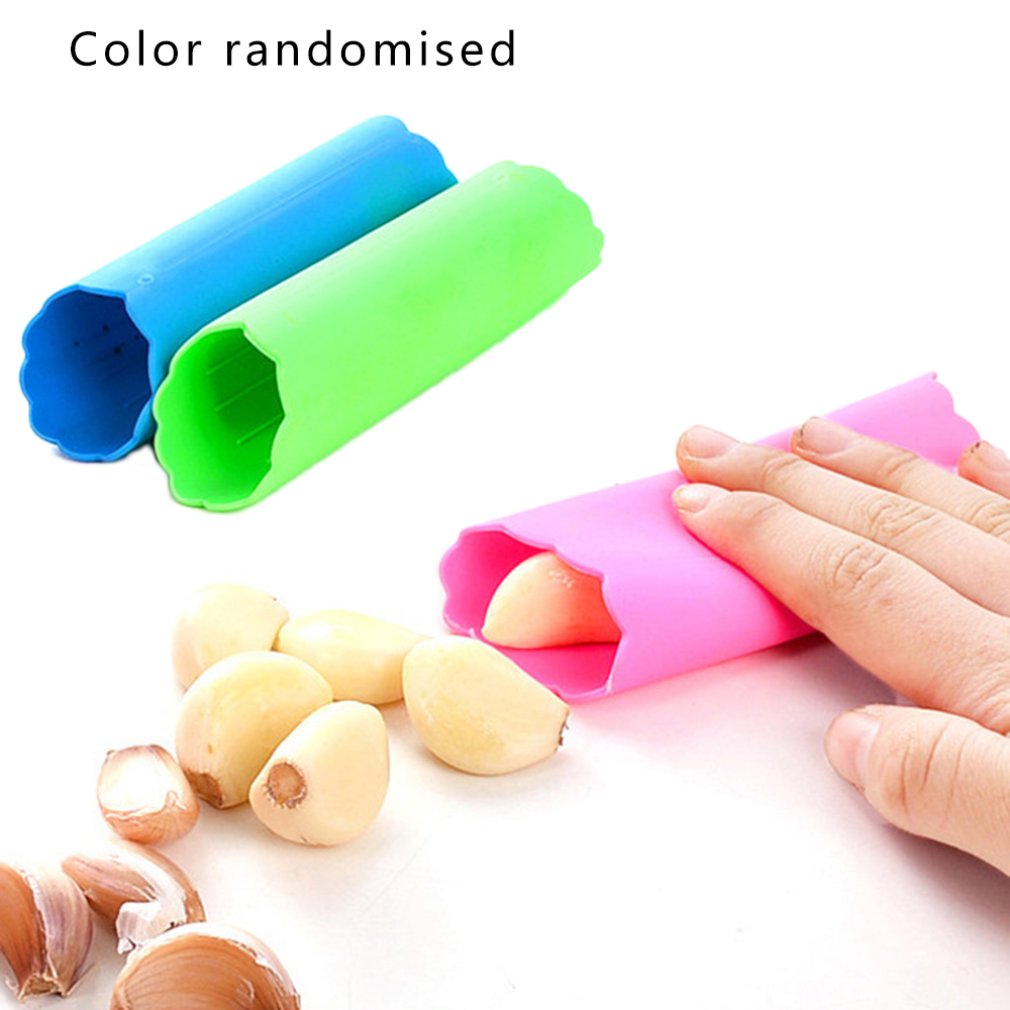 Éplucheur d'ail Silicone facile rouleau Tube utile ail cuisine outil facile à utiliser pratique sûr Non toxique