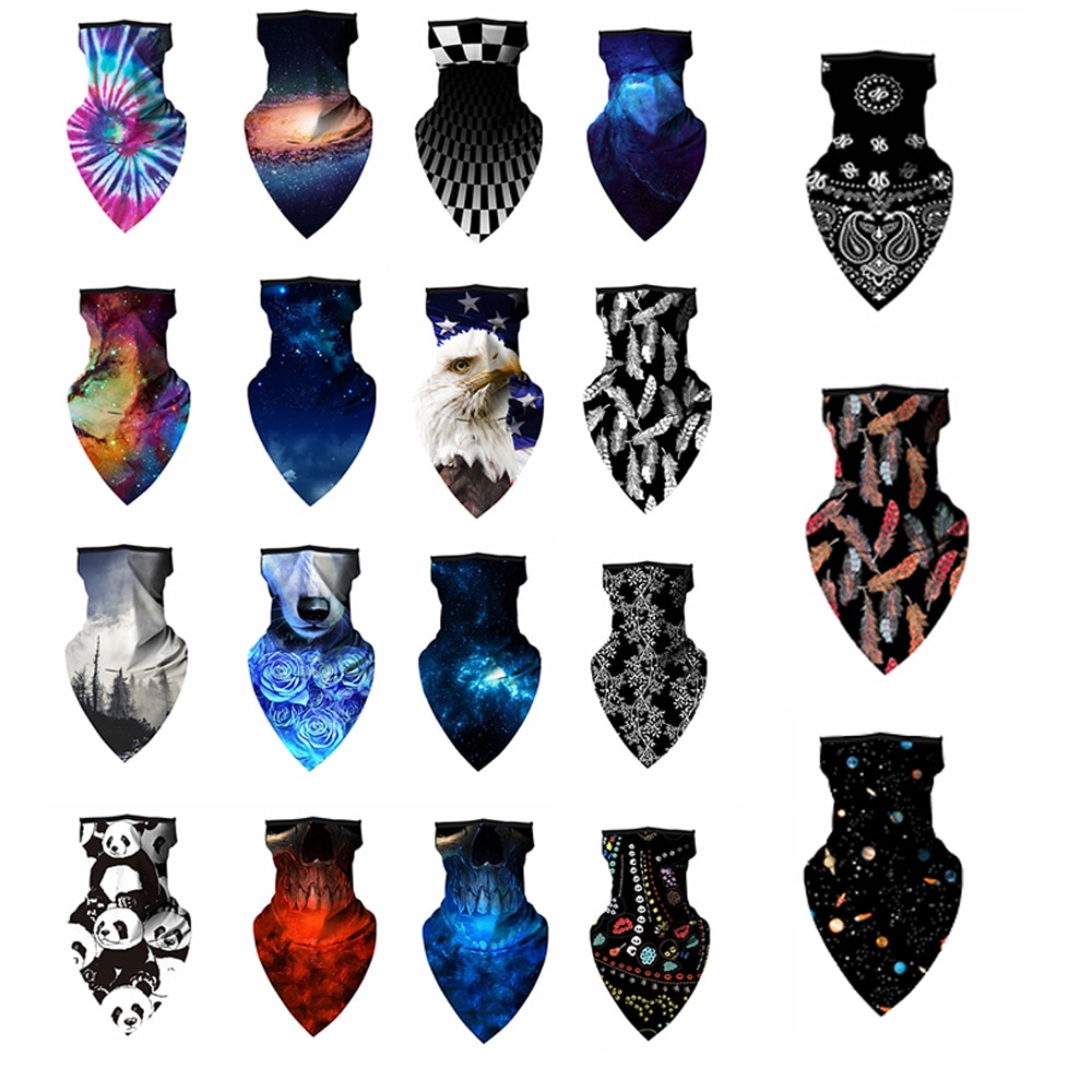 Summer Bandana Face Tube Neck Multi-function FACE Neck Gaiter Balaclava Gaiter Headband Scarf Headwear Bandana Cap Cycling