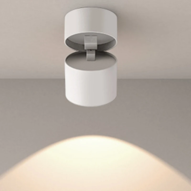 Utendørs led-lys downlight spotlights hullfri justerbar vinkel soverom taklampe korridor sammenleggbar verandalampe til hjemmet