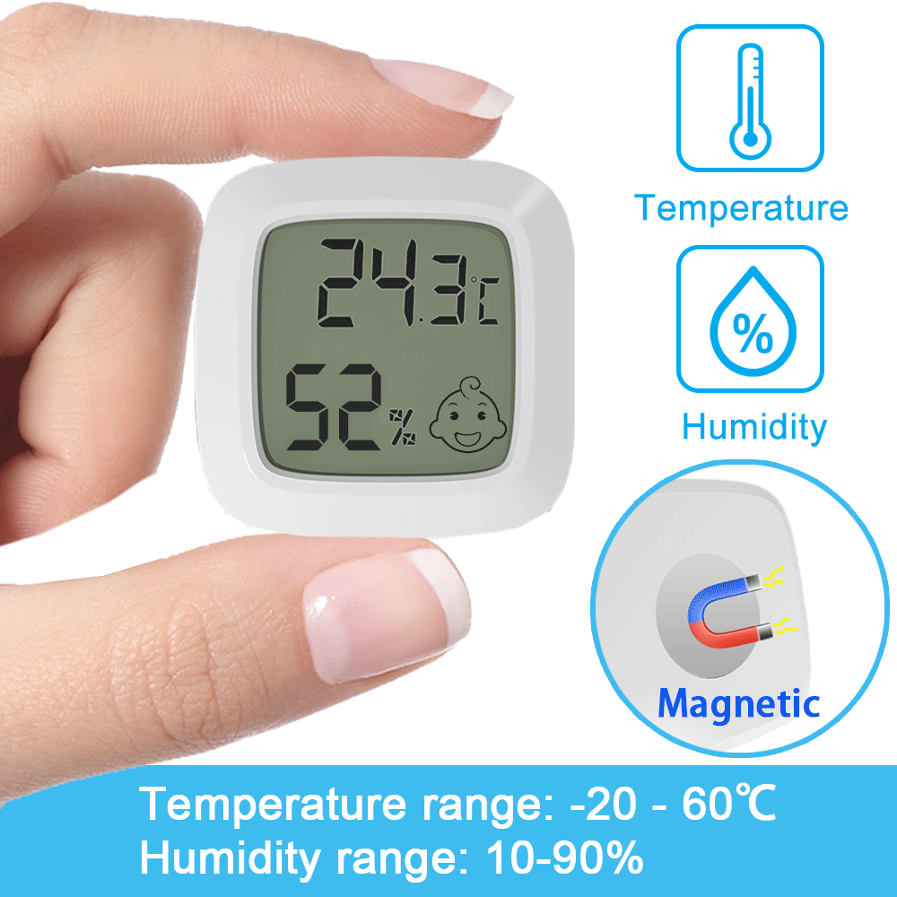 Mini Wireless Indoor Thermometer LCD Digital Temperature Room Hygrometer Gauge Sensor Humidity Meter Temperature Tools