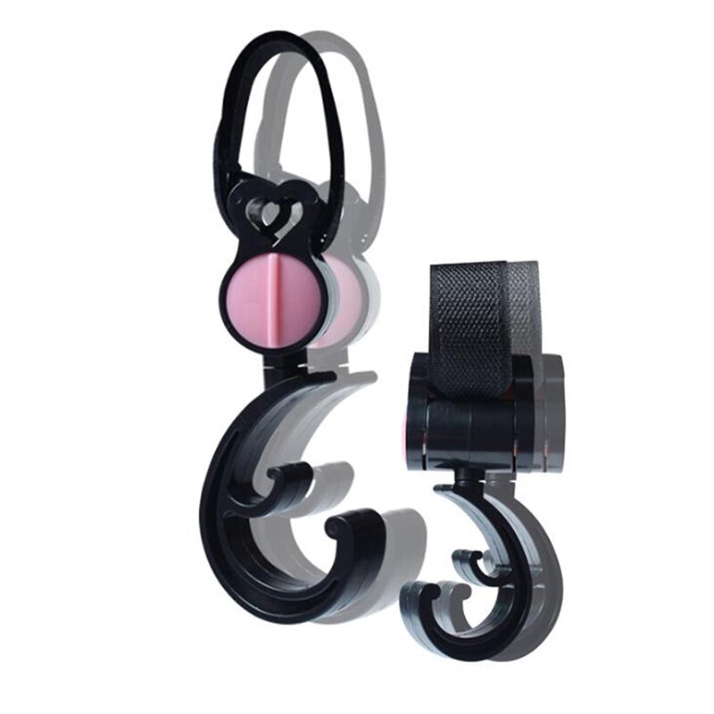 2 stuks/set duurzame babyhangers, babytas, kinderwagenhaken, kinderwagen 360 graden draaibaar, winkelwagenhaak, accessoires, kinderwagenorganizer