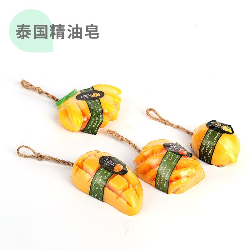 Thai Natural Handmade Soap Fruit Extract Whitening Soap To Reduce Dark Spots Quickly Brighten Skin Lightening Soap