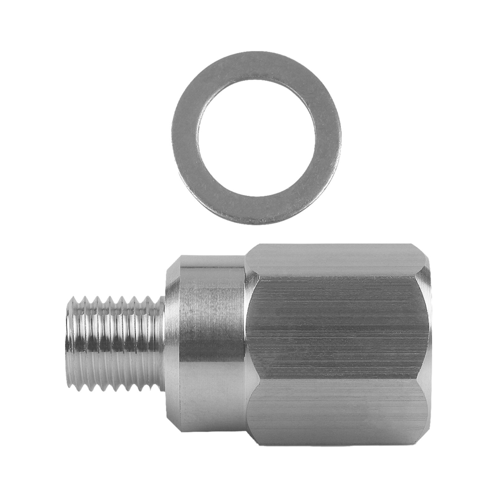 Artudatech Coolant Temperature Sensor Sending Unit Adapter M12 1.5 to 3/8 NPT LS1 For LS Car Accessories