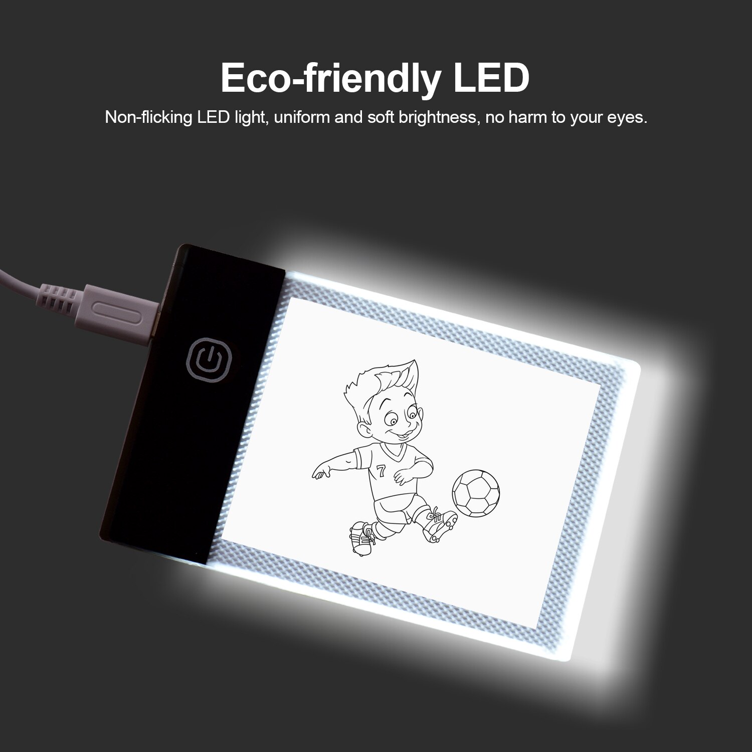 300 hojas de papel de dibujo, libro abatible con tornillo de encuadernación y almohadilla de luz LED, caja de luz, tableta para dibujo, trazado, animación, bocetos