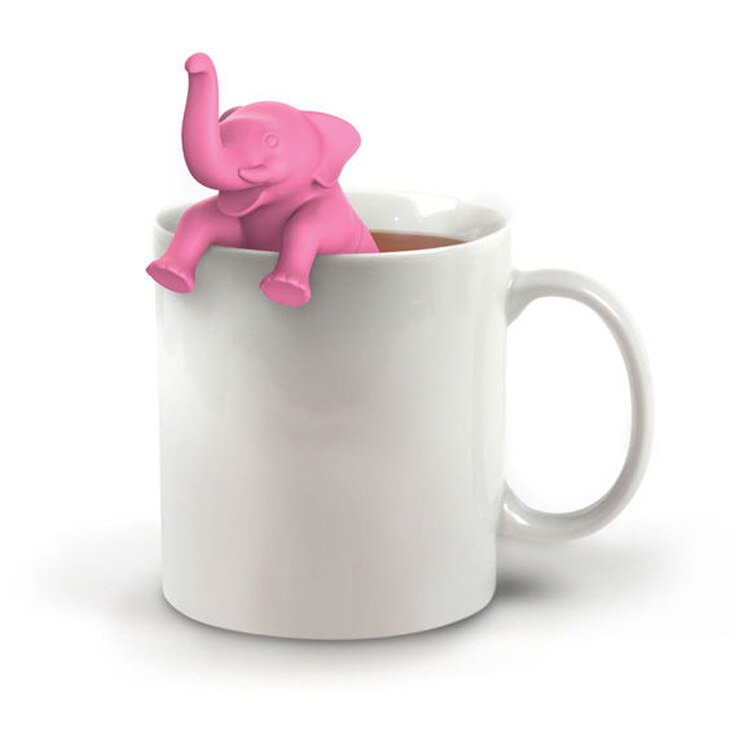 Infuseur à thé en Silicone réutilisable, , pour chat, chien, dinosaure, éléphant, écureuil, filtre à herbe et à feuilles