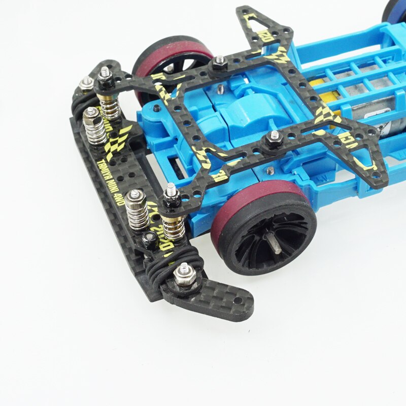 Hausgemachte tamiya Mini 4wd teil Kohlenstoff hängen vorne körper laterne licht gewicht Dumper platte für Frau MSL Chassis 1/32 skala modell