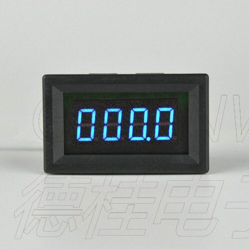 GWUNW DC 0-999.9V (1000V) four bit high precision voltmeter digital display high voltage voltage meter 0.36 Inch 4 bit LED: Blue