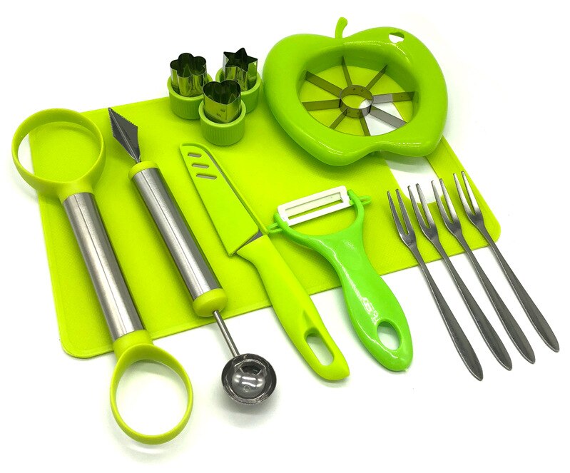 Cake Cutting Vegetable Fruit DIY Cutting Cutter Set Food Decor Cute Shaper Durable Kitchen Tool Cutter Mold Kitchen Gadgets: 13PCS