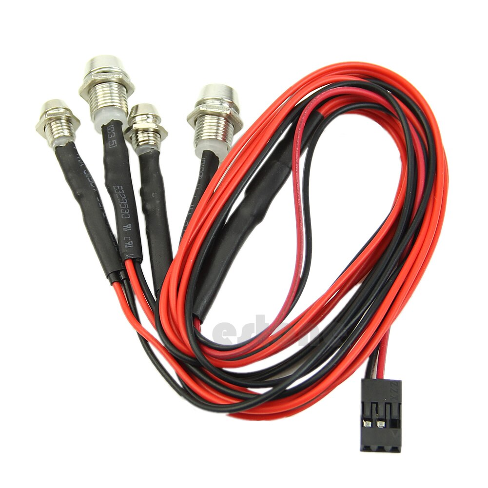 4Pcs RC On-Road Model Drift Car LED Night 5mm & 3mm Headlamps Headlights LightRamadan Festival GiftRamadan Festival