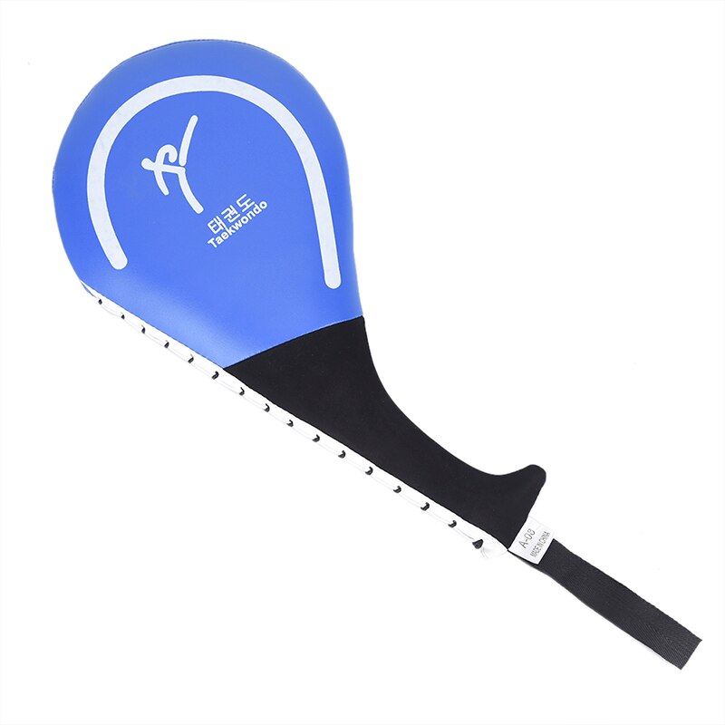 Boks trainingsmatten taekwondo hand racket trap takwondo doel stootkussen karate training kickboksen peddel boksuitrusting: Blauw