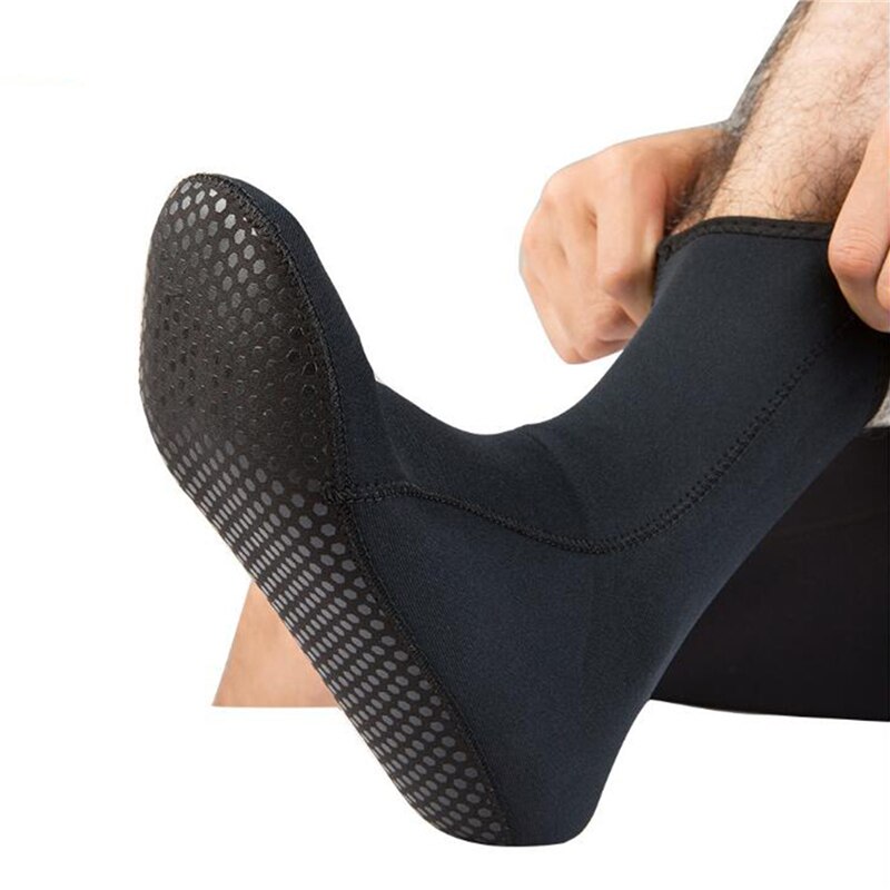 Calcetines de buceo de nailon antideslizantes para hombre y mujer, medias de playa de 3MM para deportes acuáticos, espesamiento, natación, buceo cálido, Surf