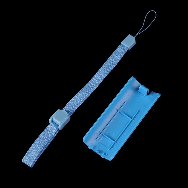 Funda protectora de silicona, carcasa trasera para batería, correa de mano, Kit de repuesto para Nintendo WII mando a distancia