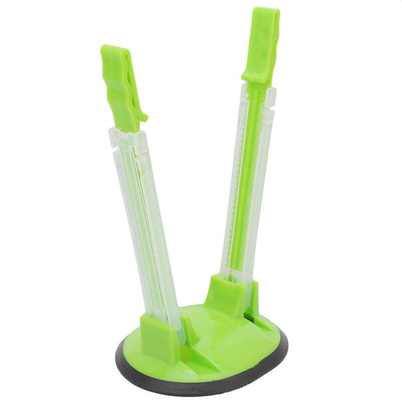 1pc Ziplock Storage Bag Holder Adjustable Bag Clip Hands-Free Non Slip Plastic Bag Racks Hands Baggy Rack Kitchen Gadget