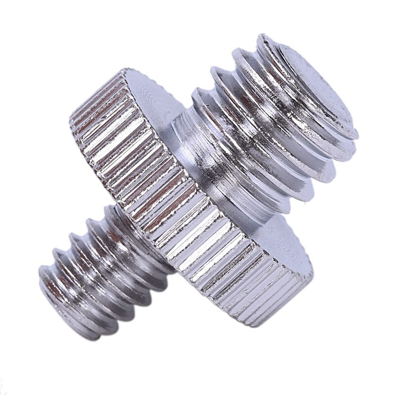 4x Kamera Schraube Adapter 1/4 Zoll männlich zu 1/4 Zoll männlich Schraube & 2x kalt Schuh Halterung einstellbar Metall kalt Schuh Adapter