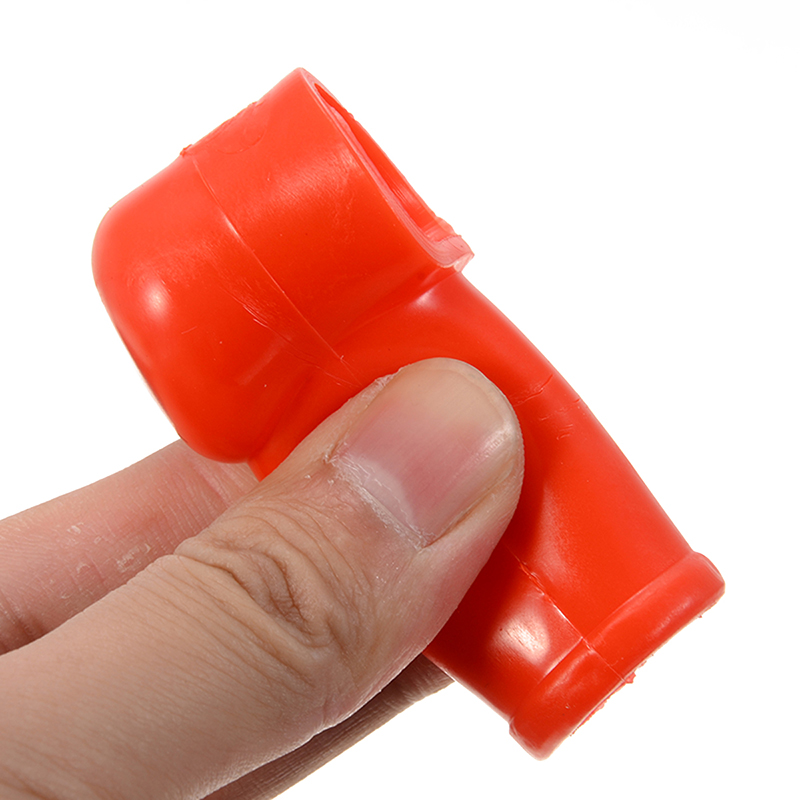 10pcs Black Red Battery Terminal Protective Covers Round Insulating Caps Insulating Protector Replacement Batteries Accessories