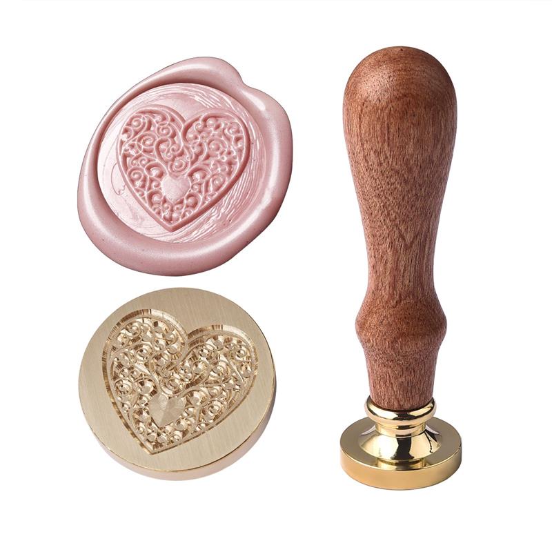 Træ mønster voks segl frimærker retro tillykke med fødselsdagen antik træ forsegling scrapbooking sollos stempel håndværk bryllup dekorative: 8