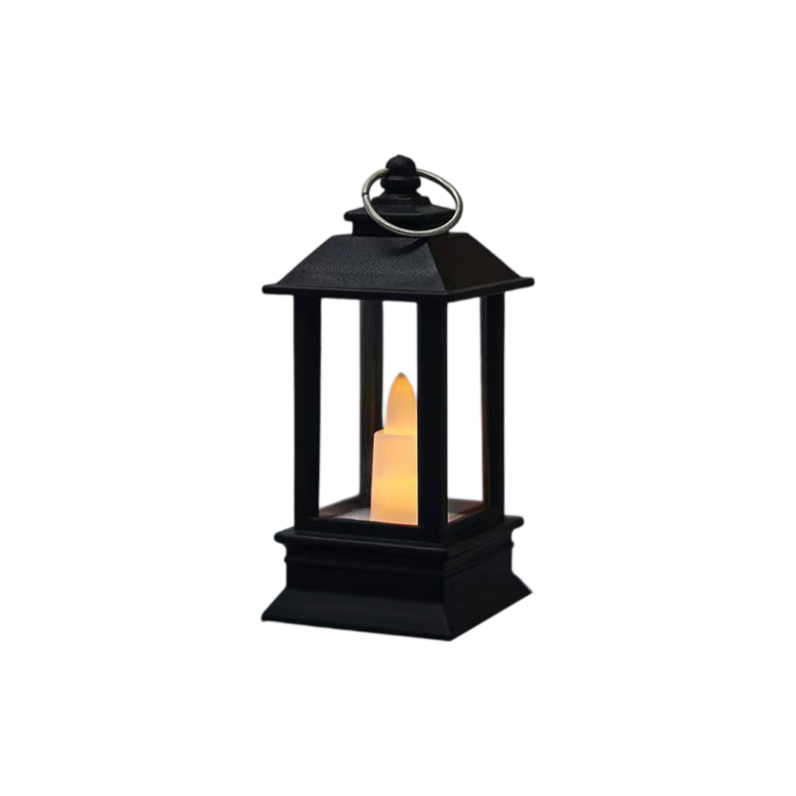 Halloween Christmas Candle Lamp - Electronic Candle LED Light Retro Pony- Lantern- Portable Bar Festival Atmosphere Lig: PURPLE