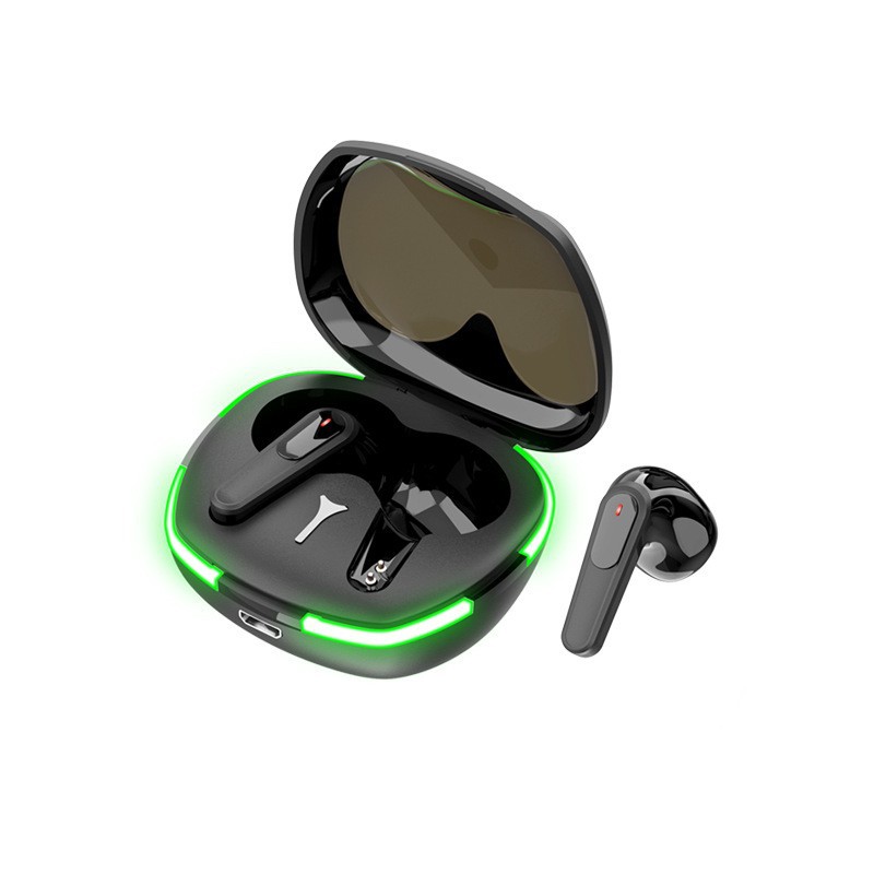 Pro 60 in- bluetooth-oortjes met stereogeluid en ademend lichteffect voor beide oren, draagbare draadloze headset: Default Title