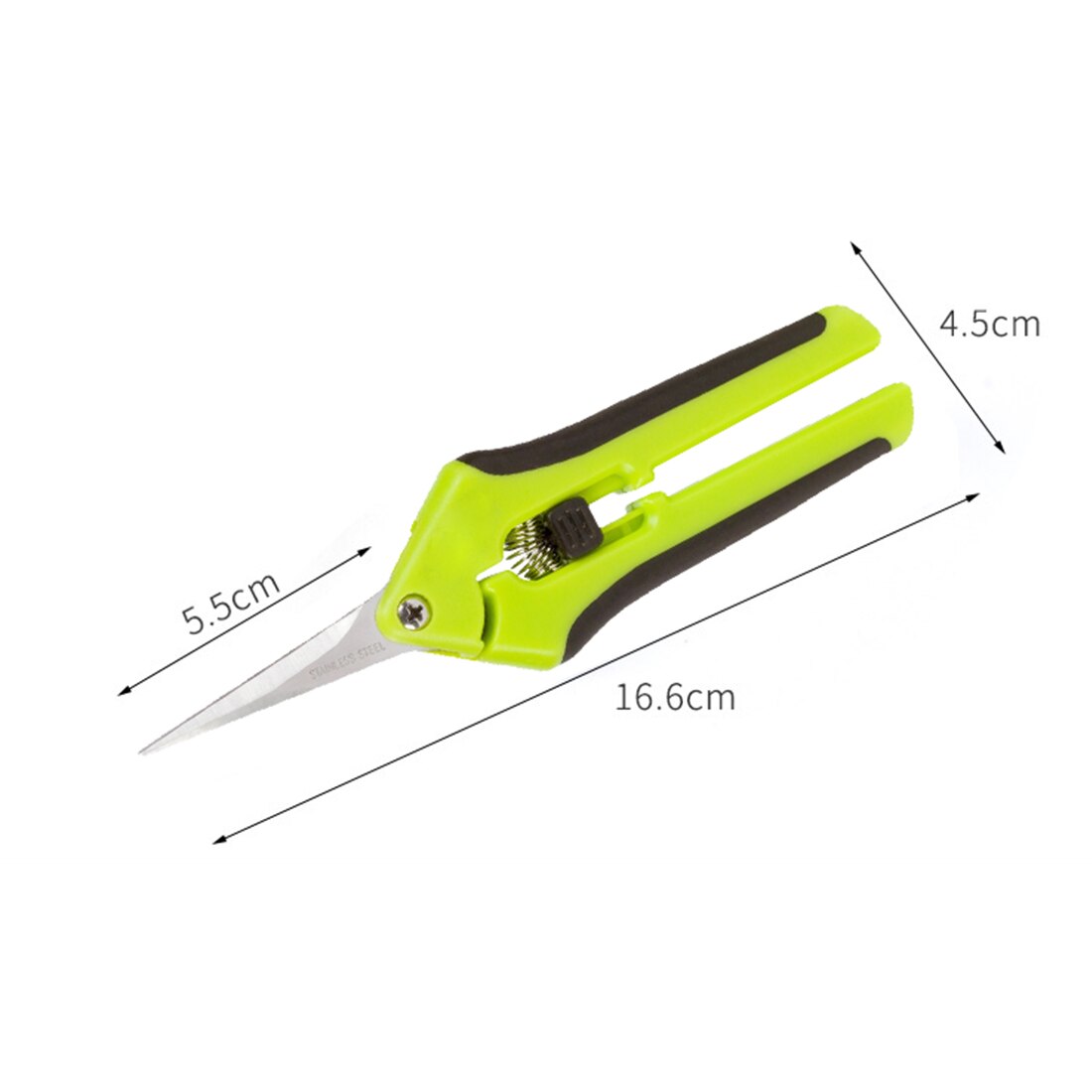 Gardening Secateurs Scissor Stainless Steel Garden Scissors Grafting Tool Fruit Tree Pruning Shears Bonsai Pruners Garden Shear: 16.6 X 4.5CM