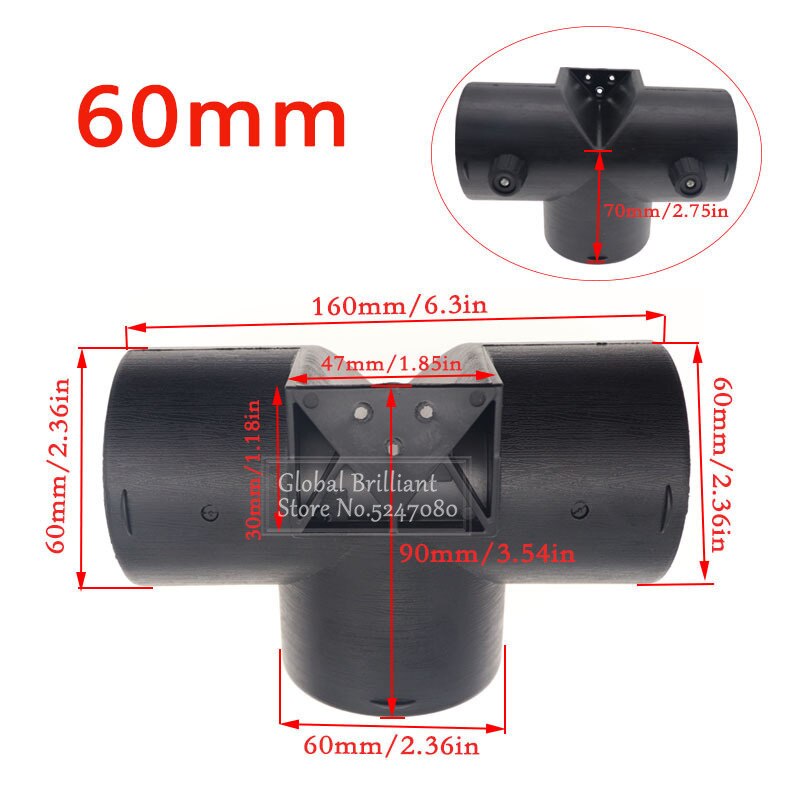 Adaptateur Collecteur Échappement 61mm à 51mm - Raccord Réduction Échappement Moto