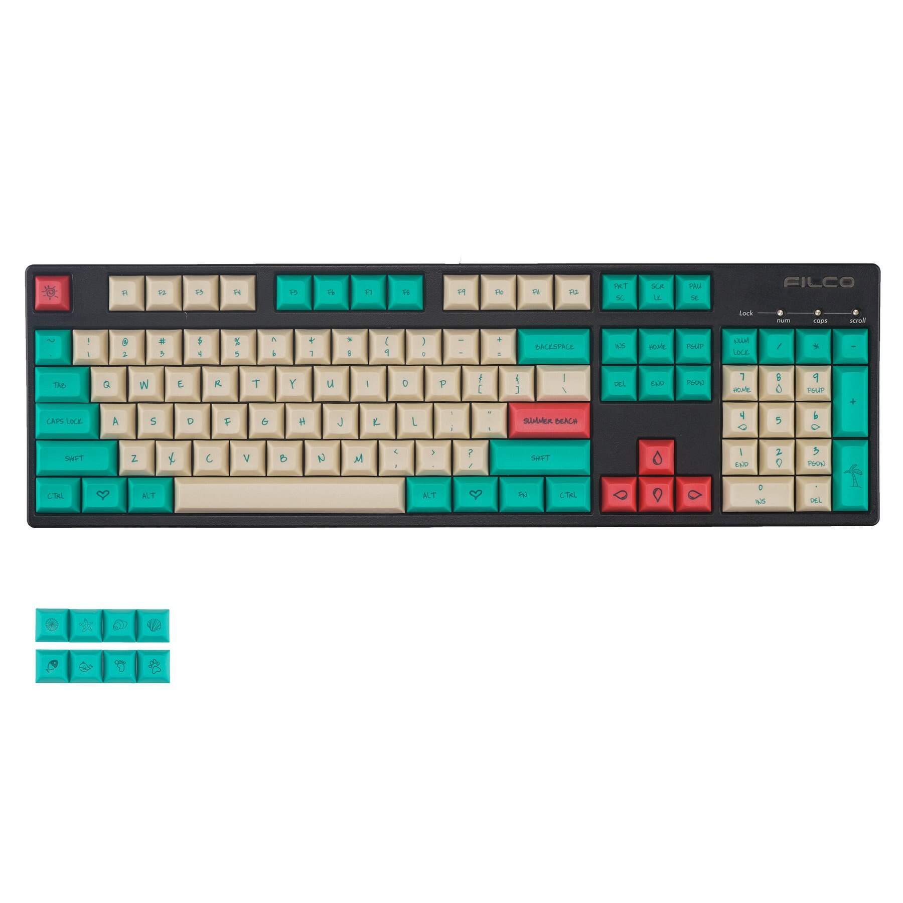 KBDfans DSA Hawaii Theme Keycaps