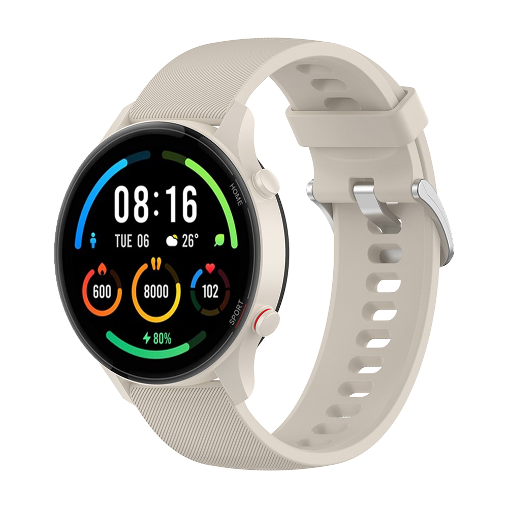 22mm blød silikone urrem til xiaomi mi watch color sportsurrem armbånd til xiaomi watch  s1 pro /s1 active /s2/ color 2: Grøn blå