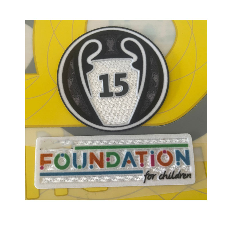 Naszywki Odporne na zużycie piłki sportowe Naprasowanka robić naszywki na koszulkę piłkarską Najwyższa jakość: nikiel