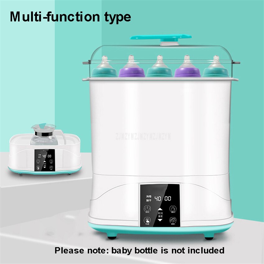 Baby Feeding Milk Bottle Sterilizer With Drying Function Warm Milk Food Warmer Steam Bottle Sterilizing Disinfecting Machine: multi-function White