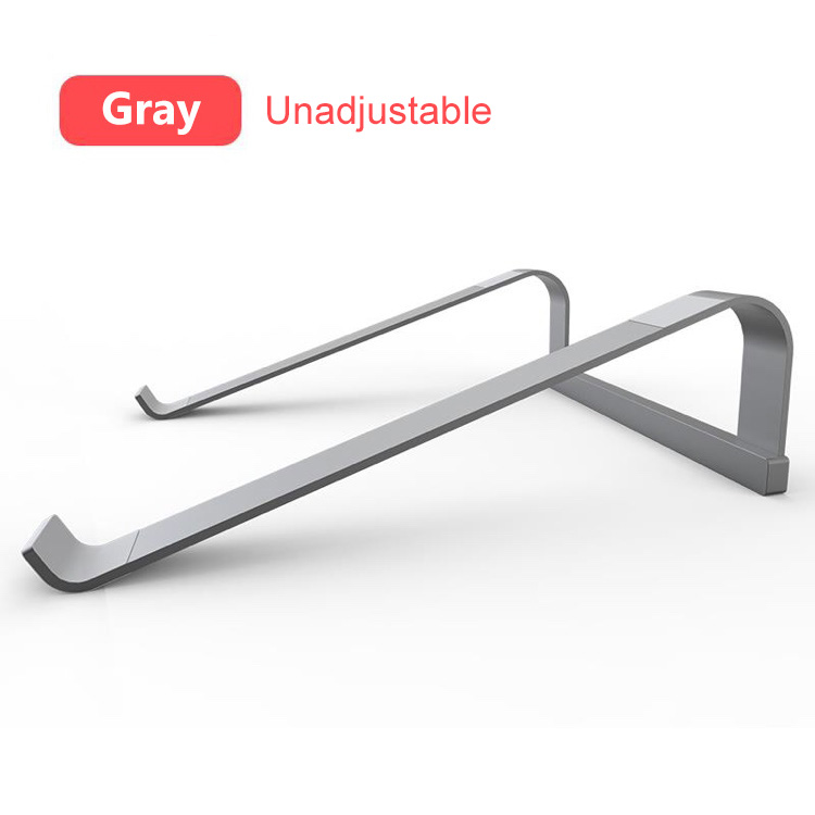 Laptopständer für macbook pro notebookständer faltbare tablet-ständerhalterung aus aluminiumlegierung laptophalter für notebookkühlung: Grau normal