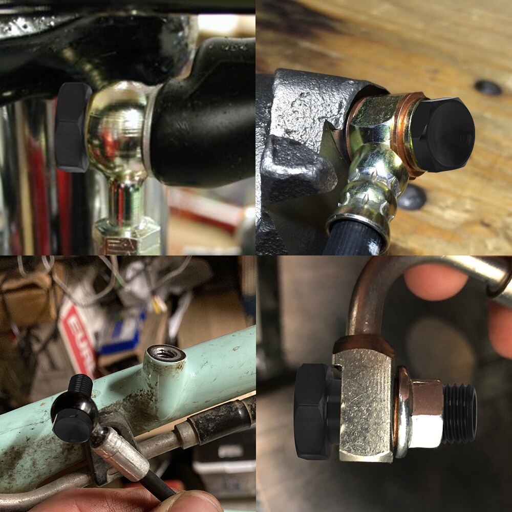 Banjo-tornillos de cilindro maestro de freno delantero/trasero, Perno de pinza de manguera de freno, tornillo de embrague hidráulico, M10 x 1,25, 22mm, motocicleta