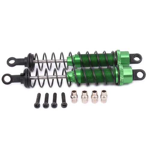 Alloy 96mm Front & Rear Shock Absorber Oil Filled Damper For Rc Model Car 1-12 Wltoy 12428 12423 0016 0017 Truck Short parts: Green