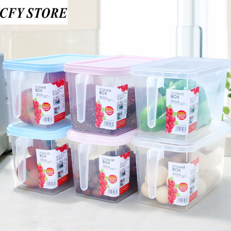 5L Grote Capaciteit Plastic Voedsel Opslag Container Keuken Opbergdoos Koelkast Noodle Multigrain Potten Thuis Plastic Container