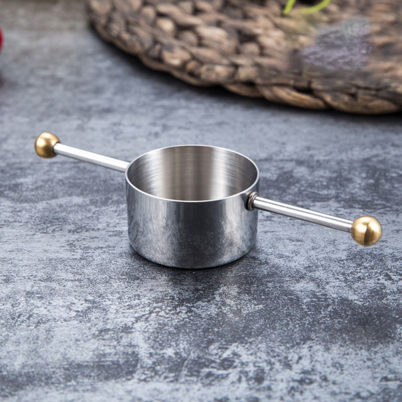 Rustfritt stål whisky vin målebeger 30ml presis jigger måleenhet cup