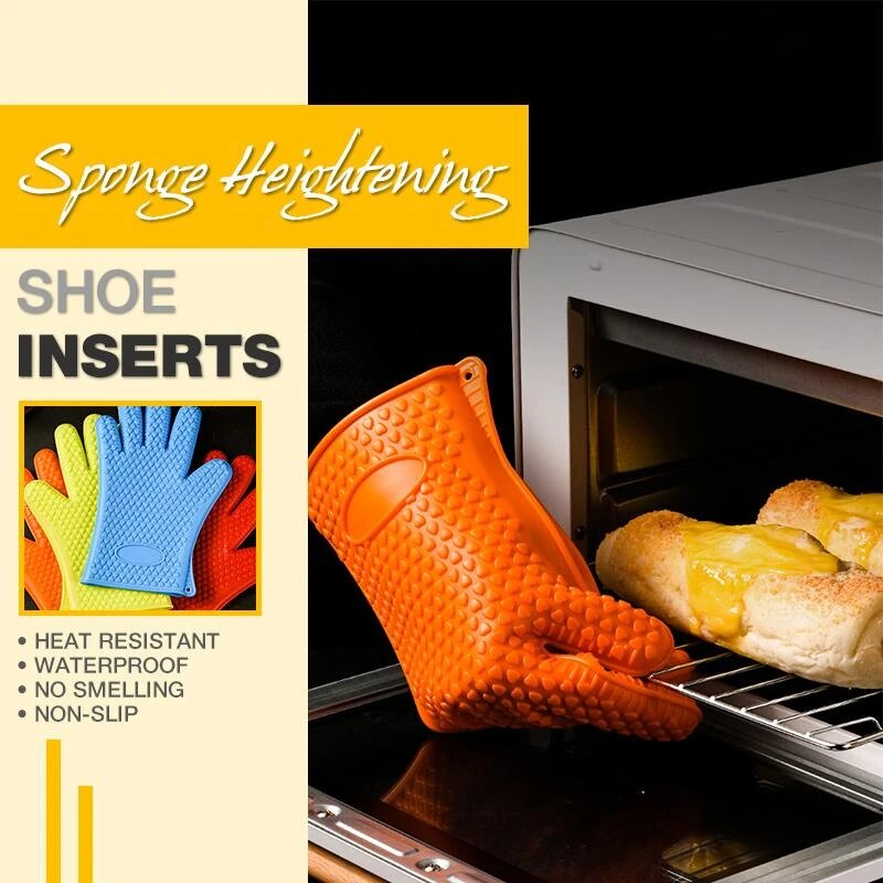 Food Grade Silicone Glove Kitchen Heat Resistant Glove Cooking Baking Gloves BBQ Oven Mitt Grilling Gloves Kitchen Accessories