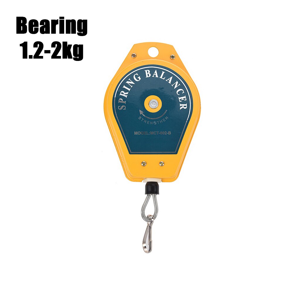 Molla di Bilanciamento a scomparsa Cacciavite Appeso Chiave di Coppia di Gancio Filo di Acciaio Corda di Misura Strumento di Supporto Ergonomico bilancia Scatola: 1.2-2kg