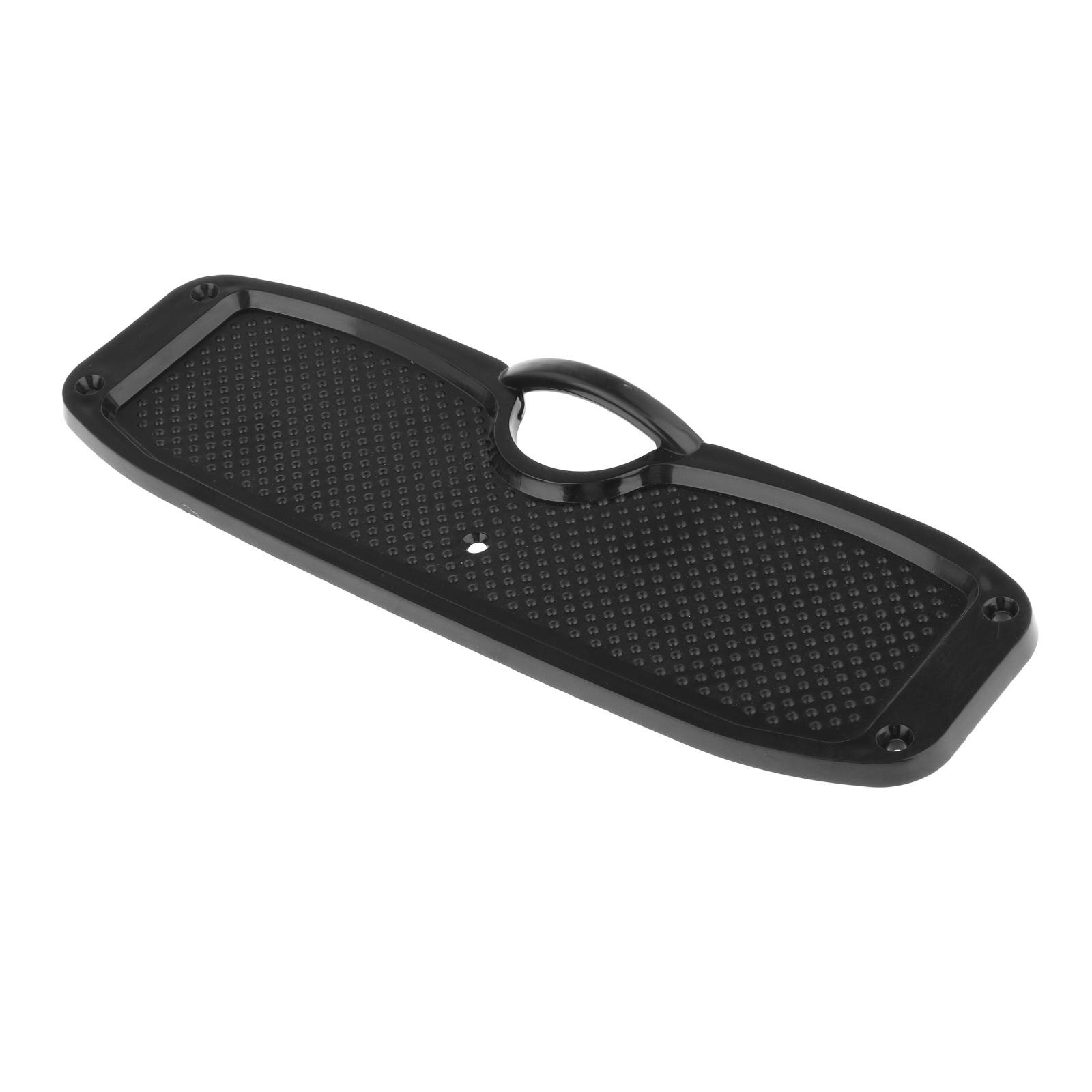 Black Transom Plate Outboard Mounting Motor Engine Bracket Pad for Inflatable Boat Rubber Dingy Yacht