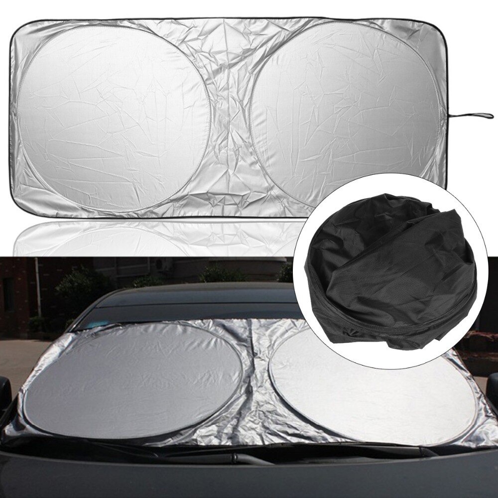 Car Sun Shade Full Set for Front Window Sunshade Foldable Jumbo Visor Sun Shade Windshield Cover Window Folding Front Sun Shade