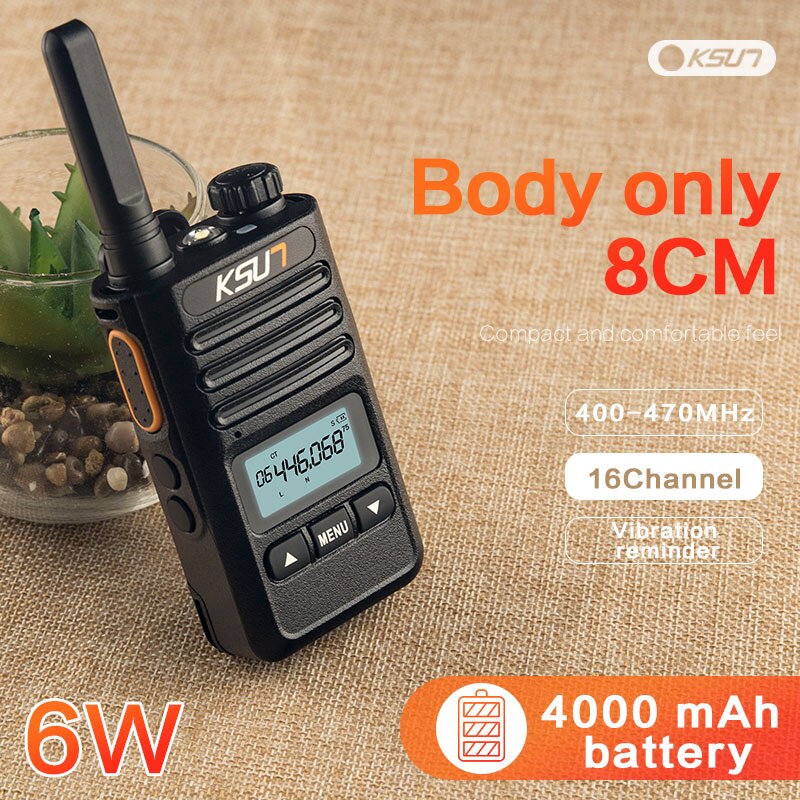 Mini KSUN KS-XK Bangladesh 6W 4000mAh talkie-walkie 50km Radio bidirectionnelle: standard