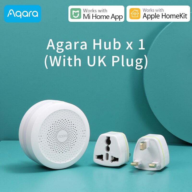 Aqara Hub Smart gateway 3 zigbee version for Xiaomi Mijia Smart home door window Sensor work with Homekit Mi Home APP: Aqara Hub UK