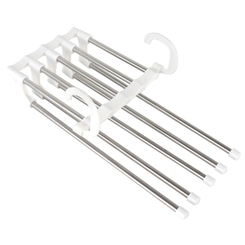 Multifunction Clothes Rack Folding Coat Hanger Dryer Hanging Rail Rod Wardrobe Hooks for Bathroom Balcony Indoor Outdoor Q81C