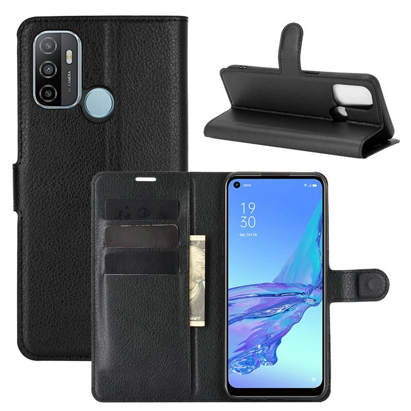 Dla Oppo A53 dla Oppo A32 2020 portfel przy telefonie skórzane etui z klapką Capa etui Fundas