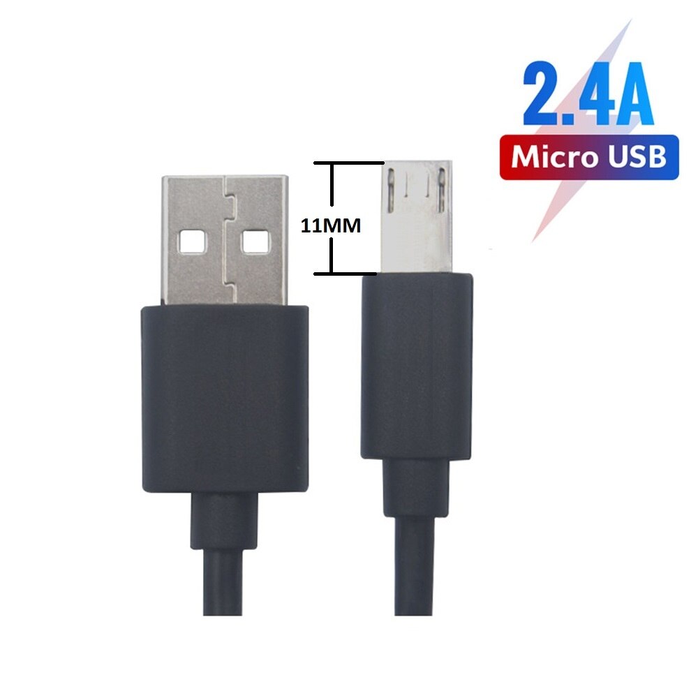 11MM długości mikro USB kabel mikro USB ładowania drutu przewód telefon ładowarka kabel robić Blackview A7 A20 BV6000 Doogee s80 S70 X20 X55