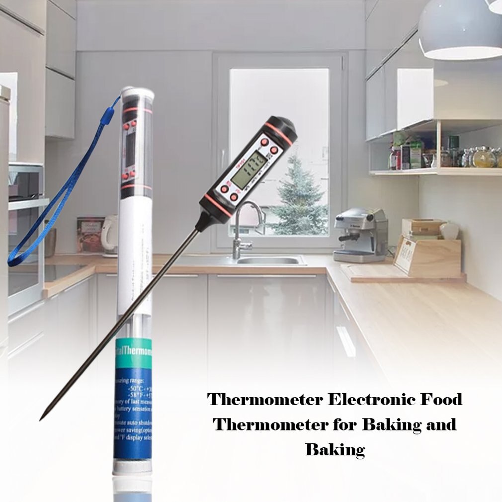 Food Food Pen Thermometer Probe Electronic Digital Liquid Barbecue Baking Oil Temperature Meter Tp101