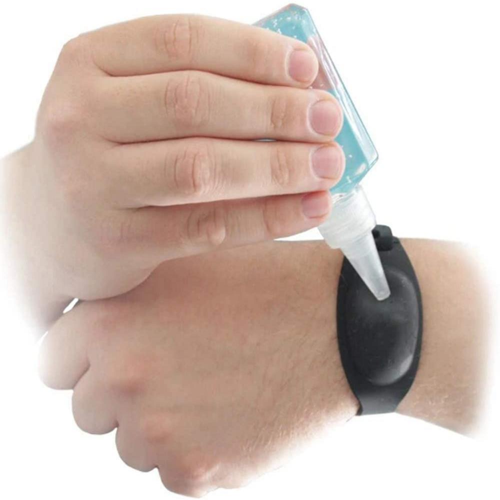 Adjustable Hand Sanitizer Wristband Hand Sanitizer Dispenser Bracelet Pumps Wristband Hand Dispenser With Refillable Bottle