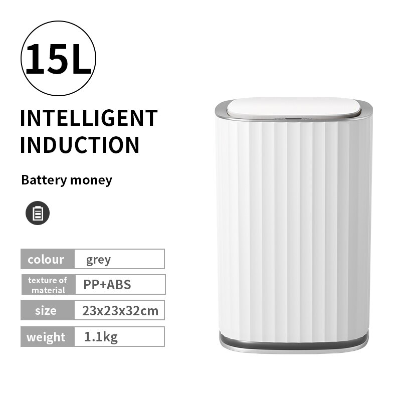 7L Smart Sensor Trash Can With aromatherapy Trash Bin Home Electronic kitche Rubbish Bin Toilet Waterproof Narrow Storage Bucket