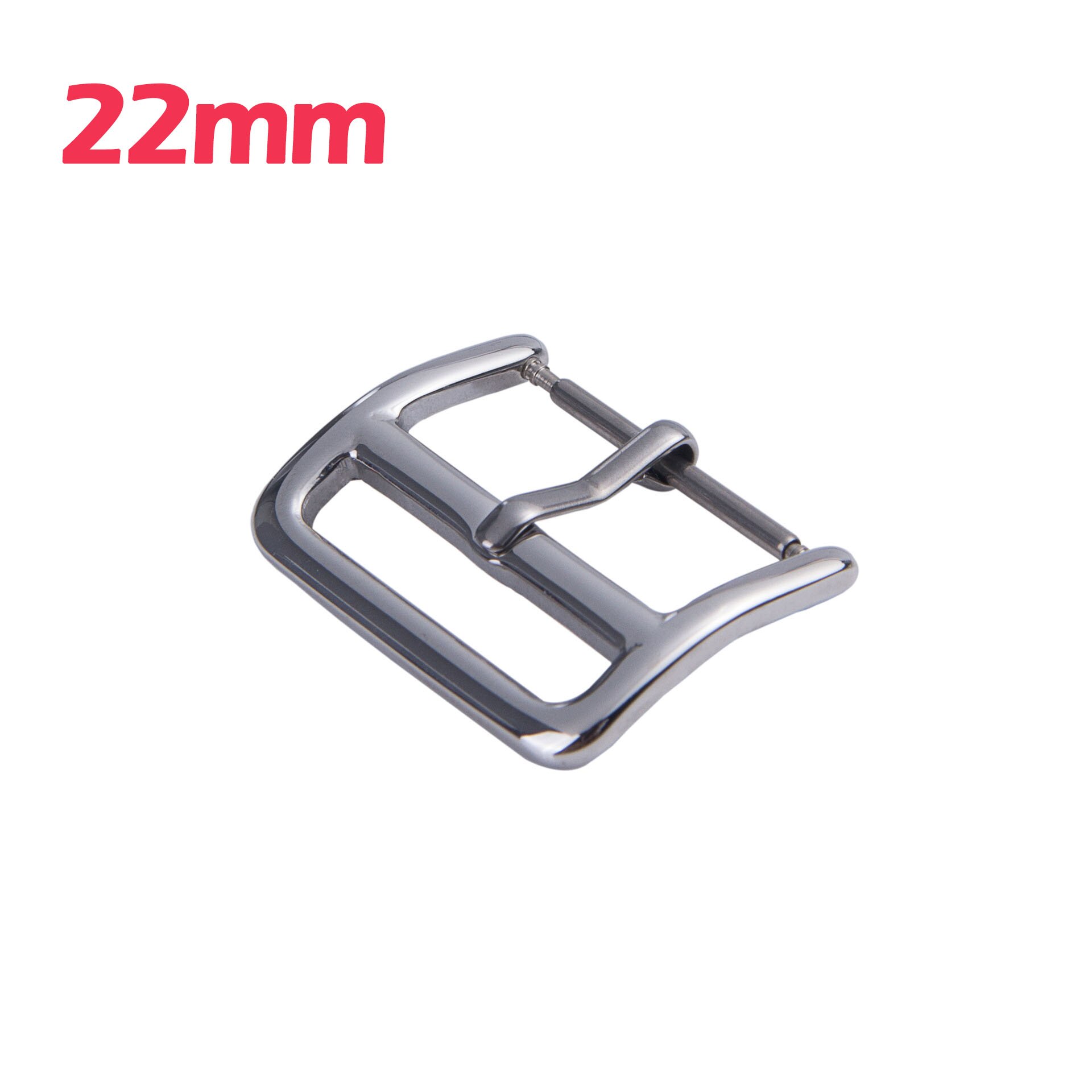 50 kpl diy pin solki samsung sarjan kellon solki 18mm 20mm 22mm nappia ruostumattomasta teräksestä hopea kiillotettu kellon ranneke: 22mm hopeaa
