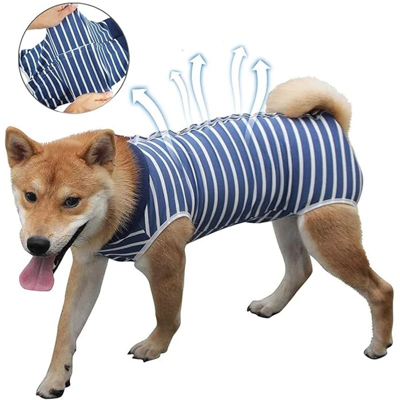 Surgery Recovery Suit Anti Licking Wounds Pet Care Clothes After Surgery Clothes Pet Supplies For Dog Pet Accessories WWO66: XL / WHITE