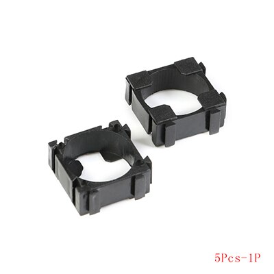 Soporte para baterías cilíndricas, caja de almacenamiento antivibración, 1/2/3/15/20P, 18650, 5 unidades: 5Pcs-1P