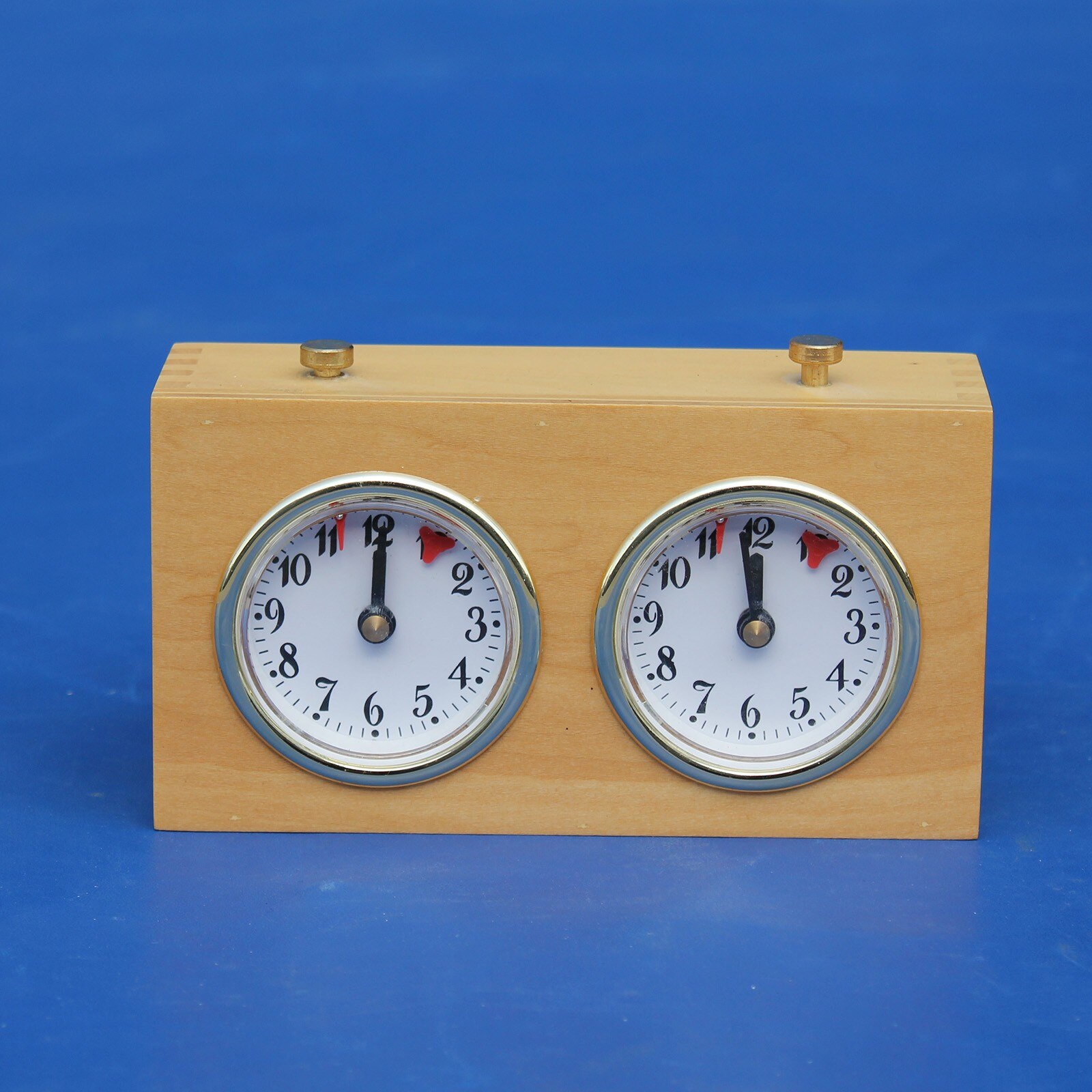 Retro Mechanical Chess Game Clock Retro Wooden Shell Mechanical Chess Clock Alarm Clock Non Ticking Noise With Led Snooze Light