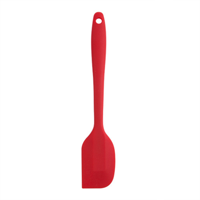 Multicolor 20.5*4Cm Food-Grade Siliconen Taart Spatel Non-stick Mengen Boter Beslag Cookie Pastry Schraper keuken Bakken Tools: Red